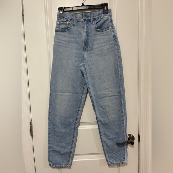 HIGH LOOSE TAPER FIT WOMEN'S JEANS size 24 light wash - Picture 7 of 10